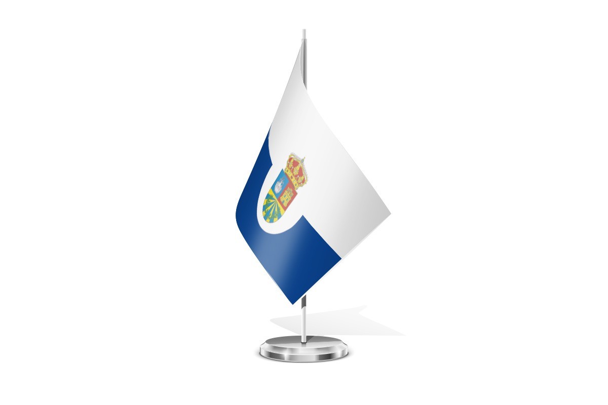 Bandera de mesa de Fuenlabrada