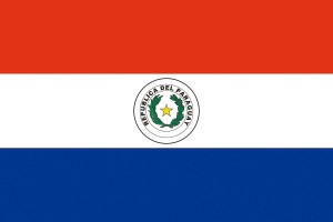 Bandera de Paraguay de alta calidad para exterior 123