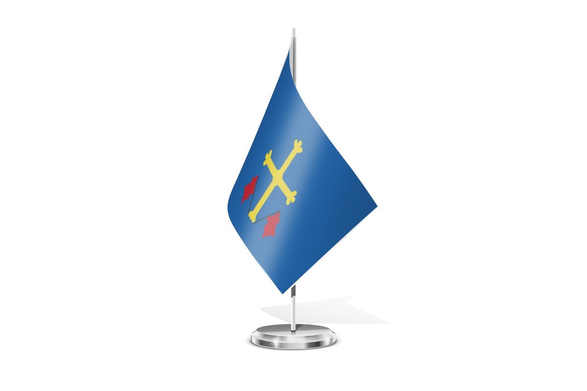 Bandera de mesa de Gozón