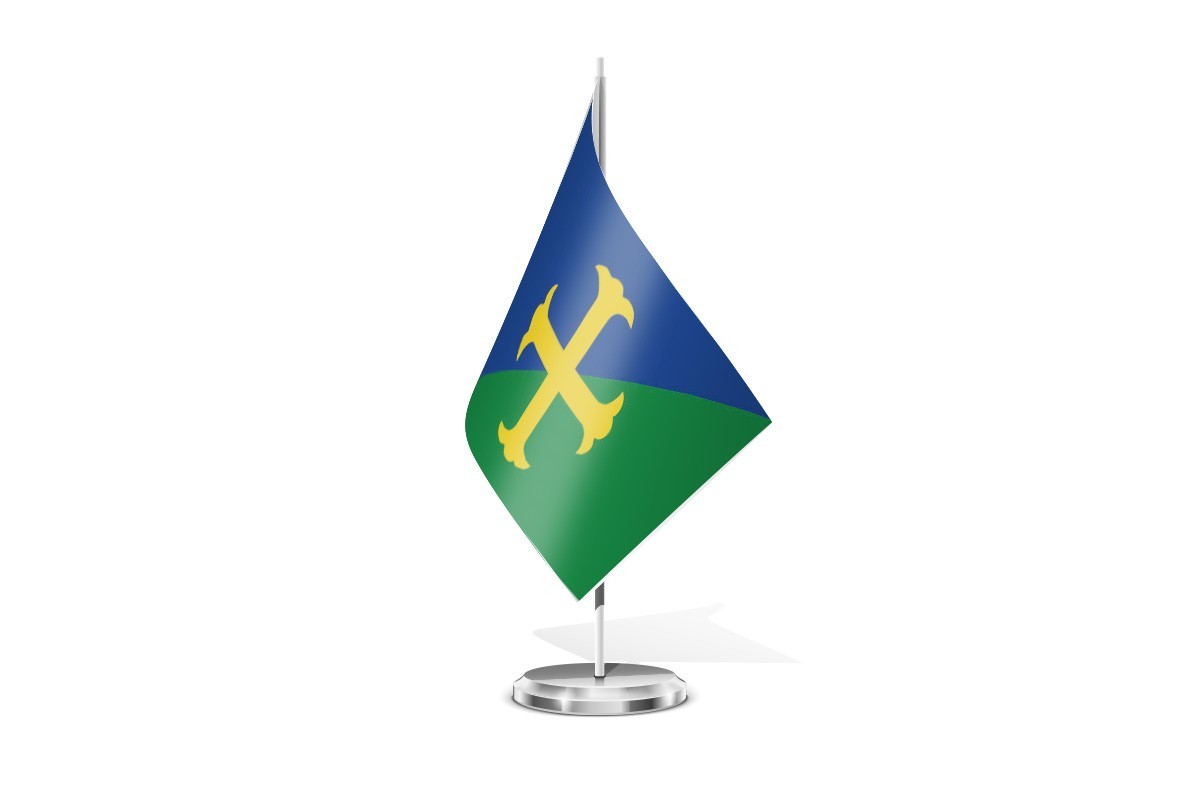 Bandera de mesa de Guriezo