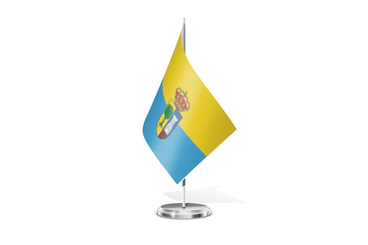 Bandera de mesa de Hazas de Cesto