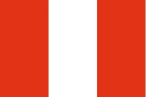 Bandera de Peru sin escudo (oficial) de alta calidad para exterior 123