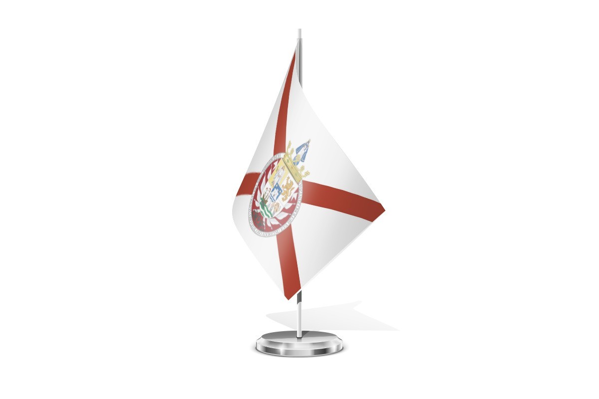 Bandera de mesa de Hondarribia