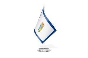 Bandera de mesa de Horcajo de la Sierra 123