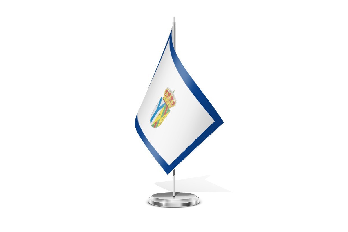 Bandera de mesa de Horcajo de la Sierra