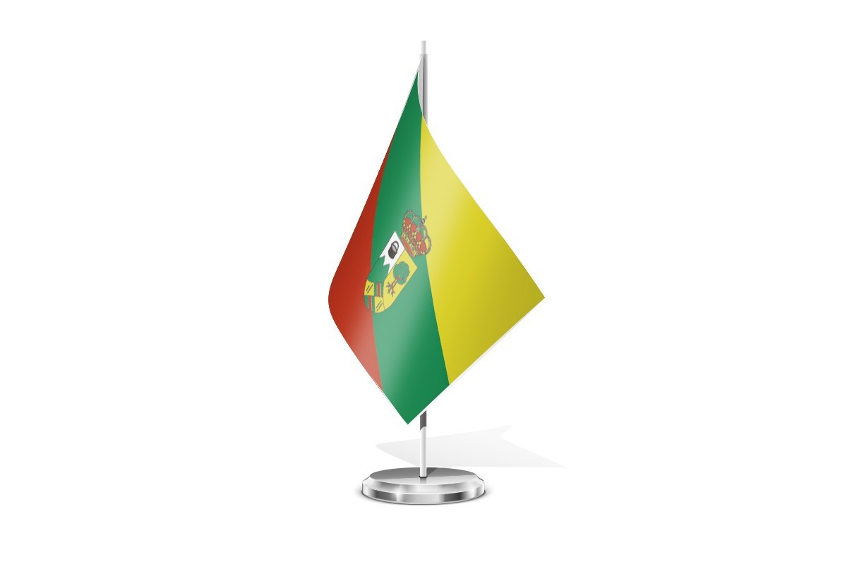 Bandera de mesa de Hoyo de Manzanares