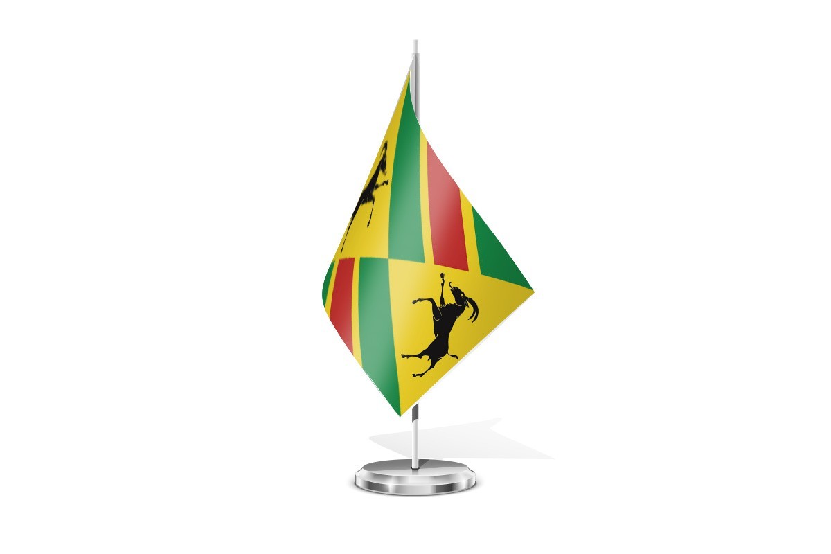 Bandera de mesa de La Cabrera