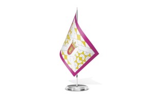 Bandera de mesa de Laguardia 123