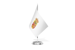 Bandera de mesa de Larouco 123