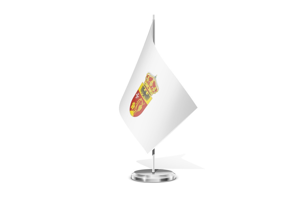Bandera de mesa de Larouco