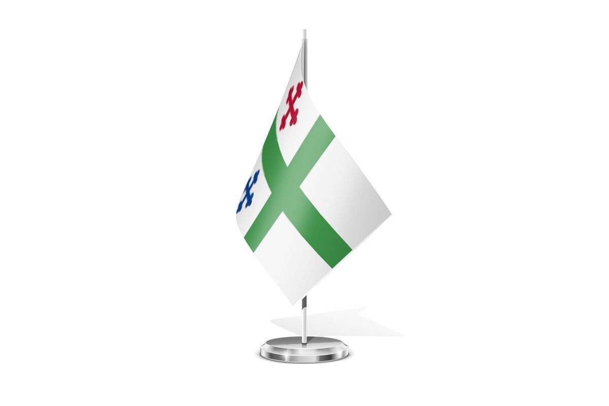 Bandera de mesa de Larrabetzu