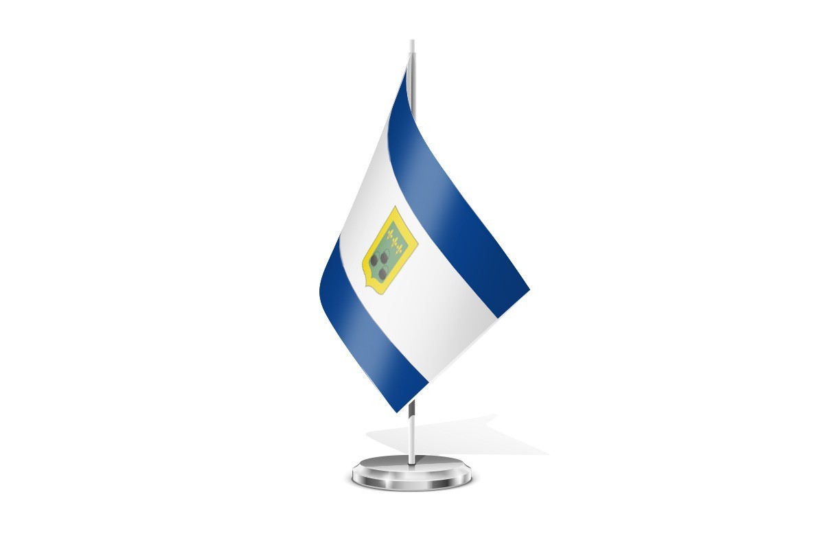 Bandera de mesa de Laukiz