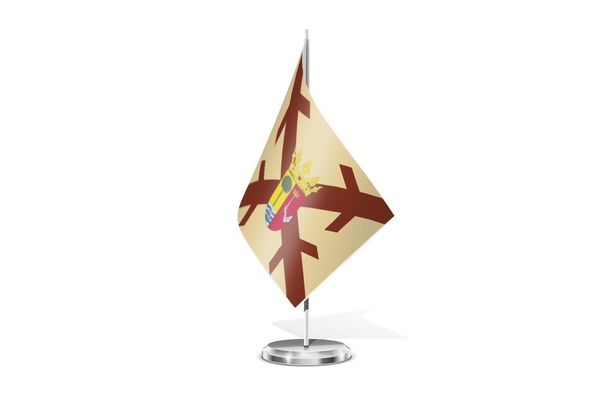 Bandera de mesa de Legazpi