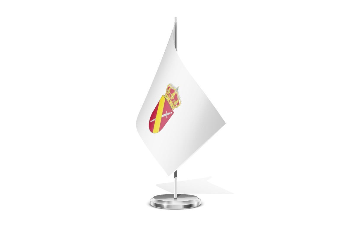 Bandera de mesa de Leza