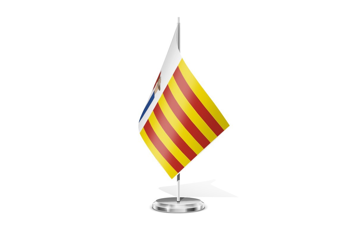 Bandera de mesa de Llucmajor