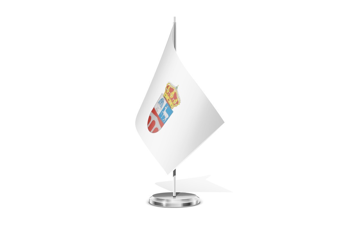 Bandera de mesa de Lobios