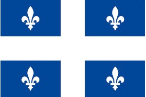Bandera de Quebec de alta calidad para exterior 123