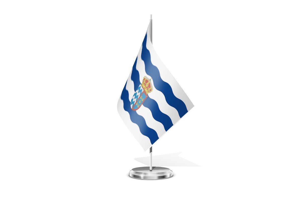 Bandera de mesa de Lozoya