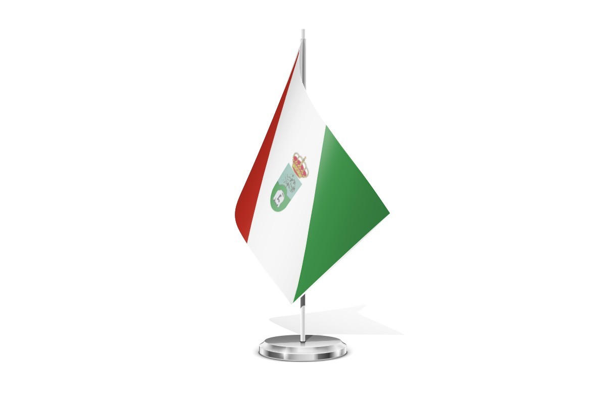 Bandera de mesa de Luena