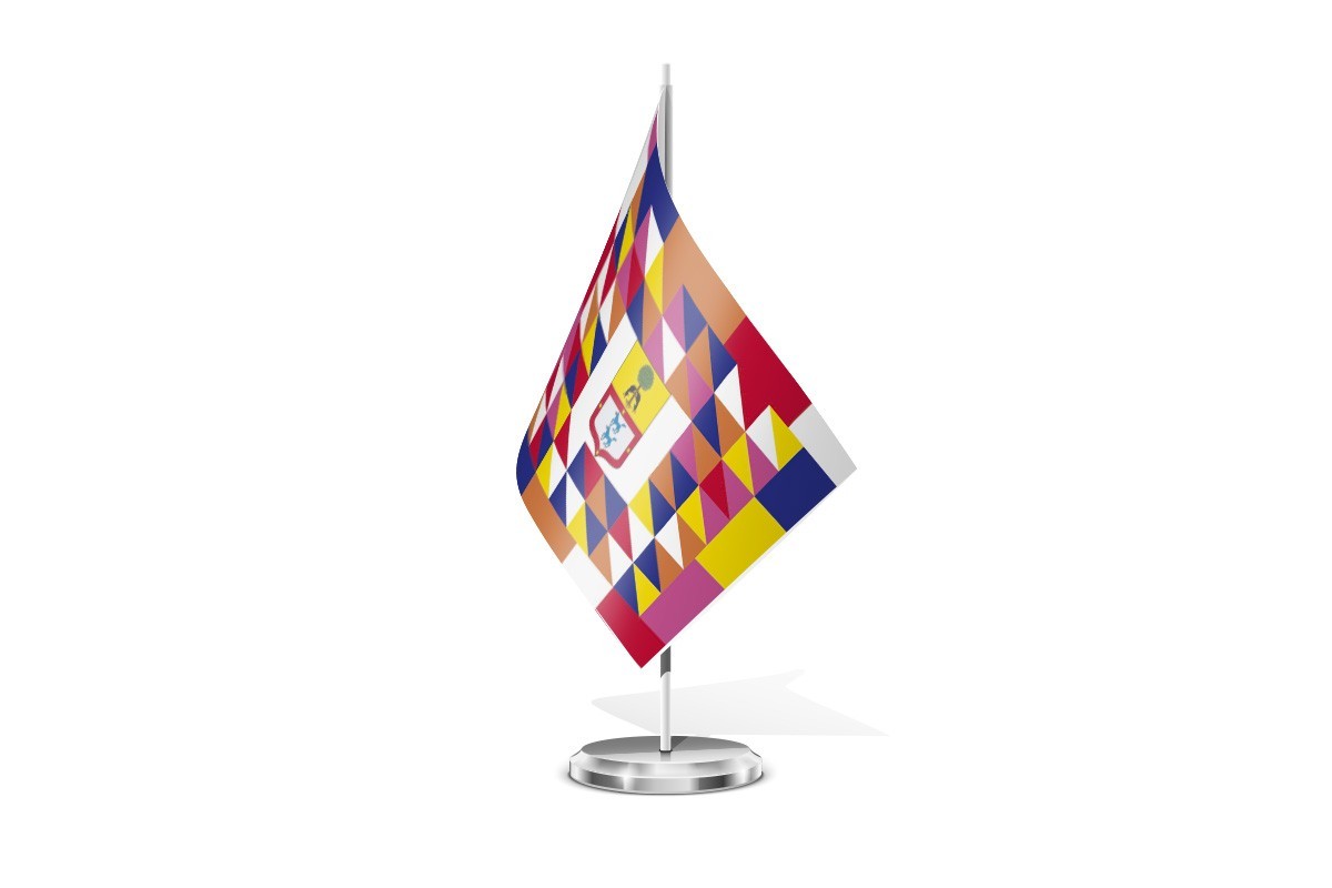 Bandera de mesa de Mallabia