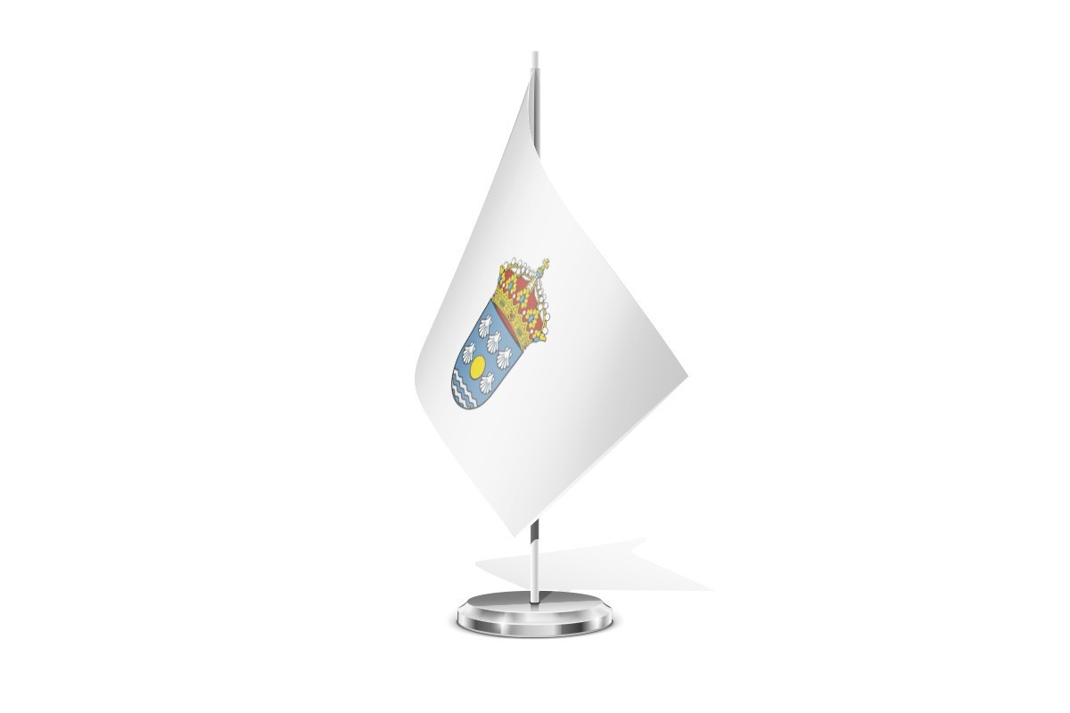 Bandera de mesa de Mañón