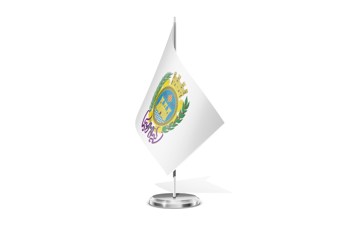 Bandera de mesa de Maó