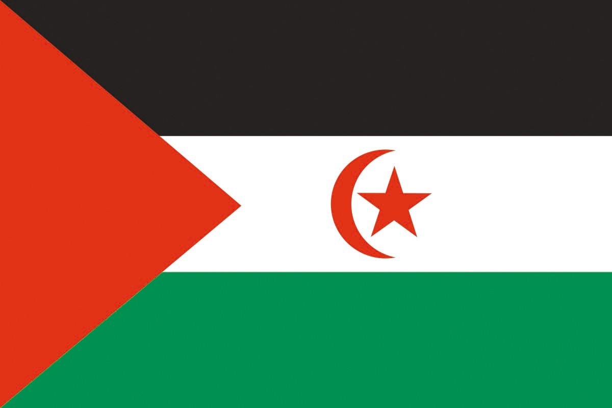 Bandera de República Arabe Saharaui de alta calidad para exterior Bandera de República Arabe Saharaui de alta calidad para exterior