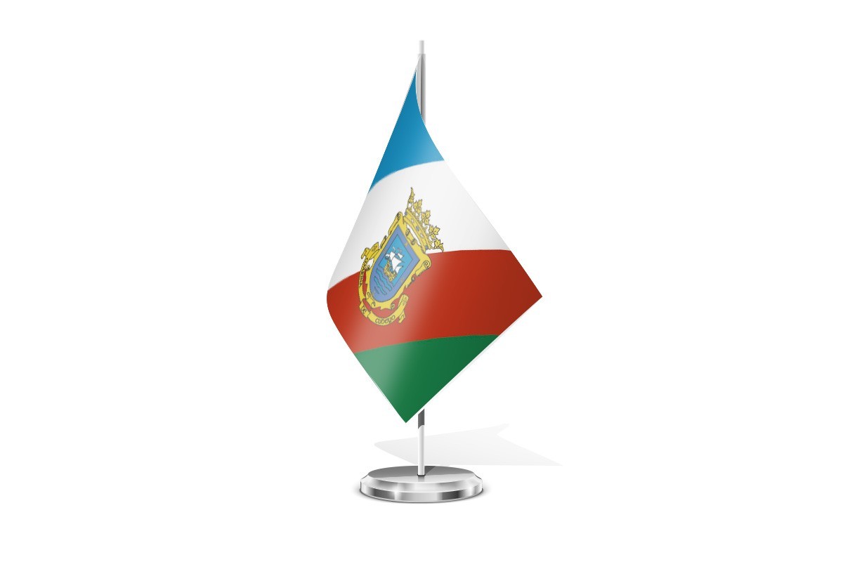 Bandera de mesa de Marina de Cudeyo