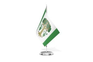 Bandera de mesa de Meaño 123