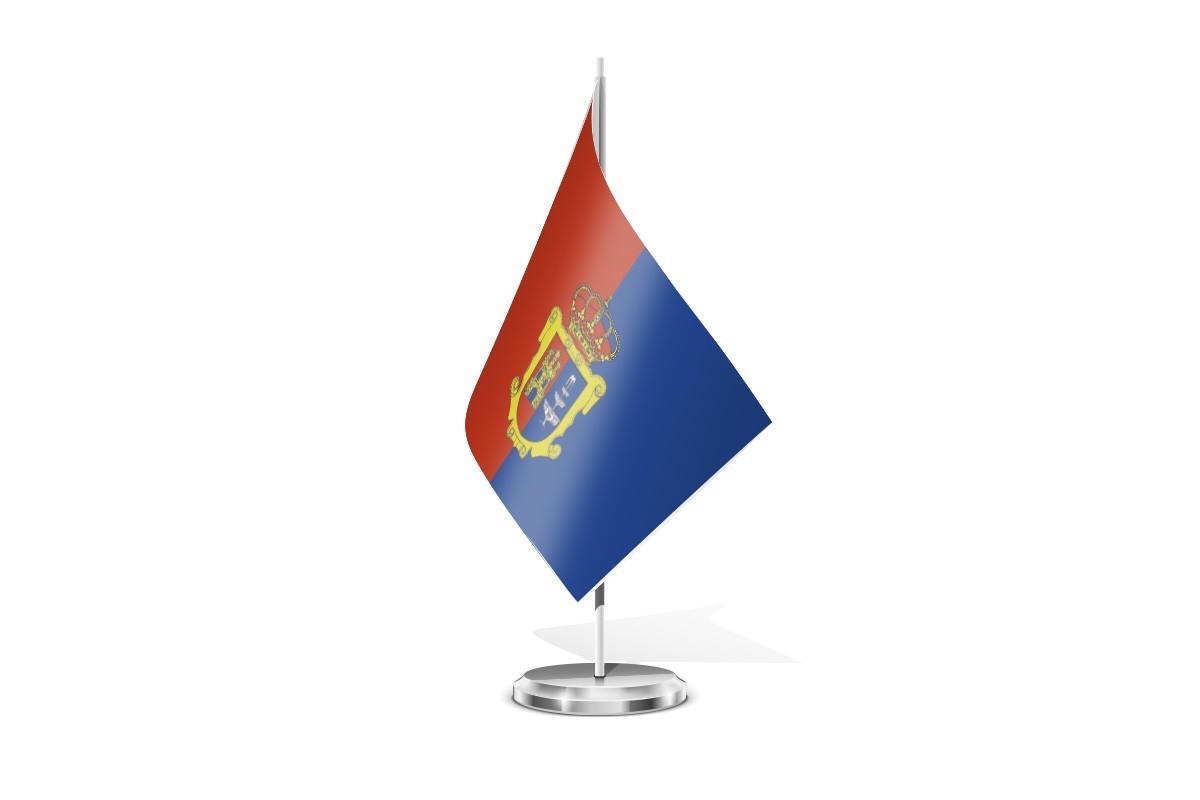 Bandera de mesa de Medio Cudeyo