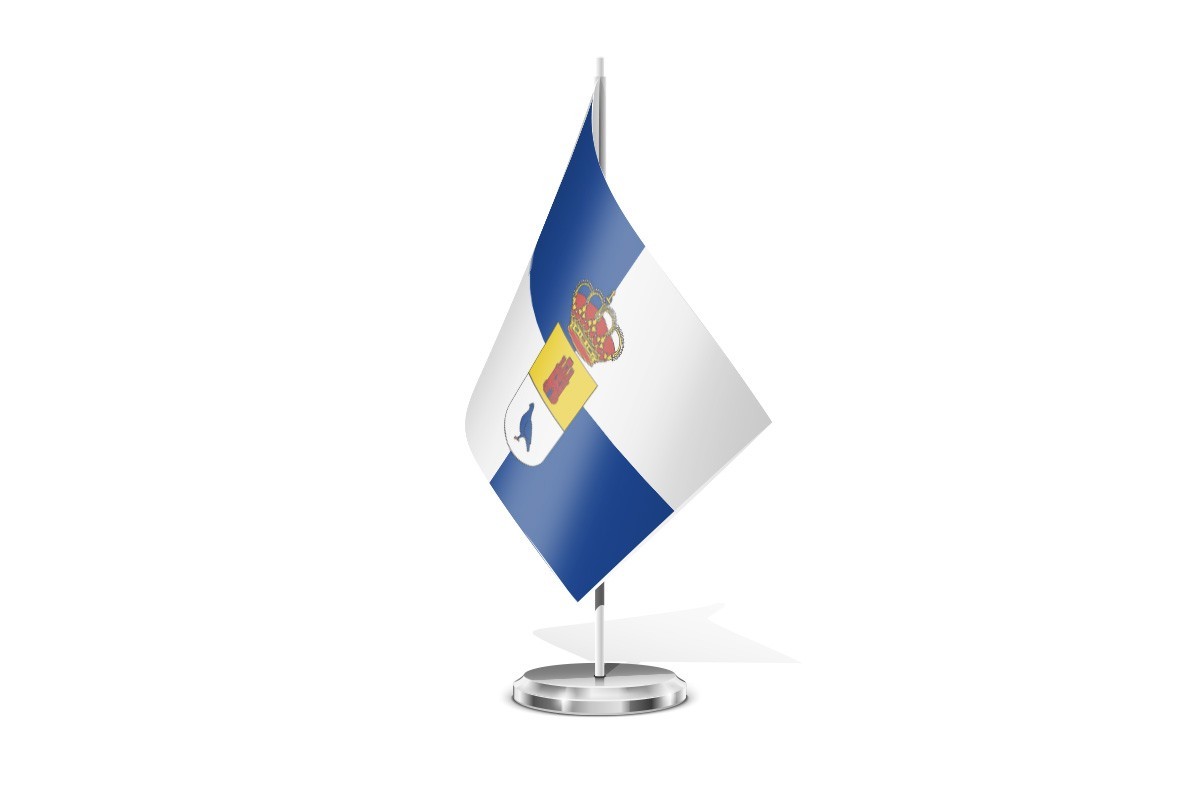 Bandera de mesa de Mejorada del Campo