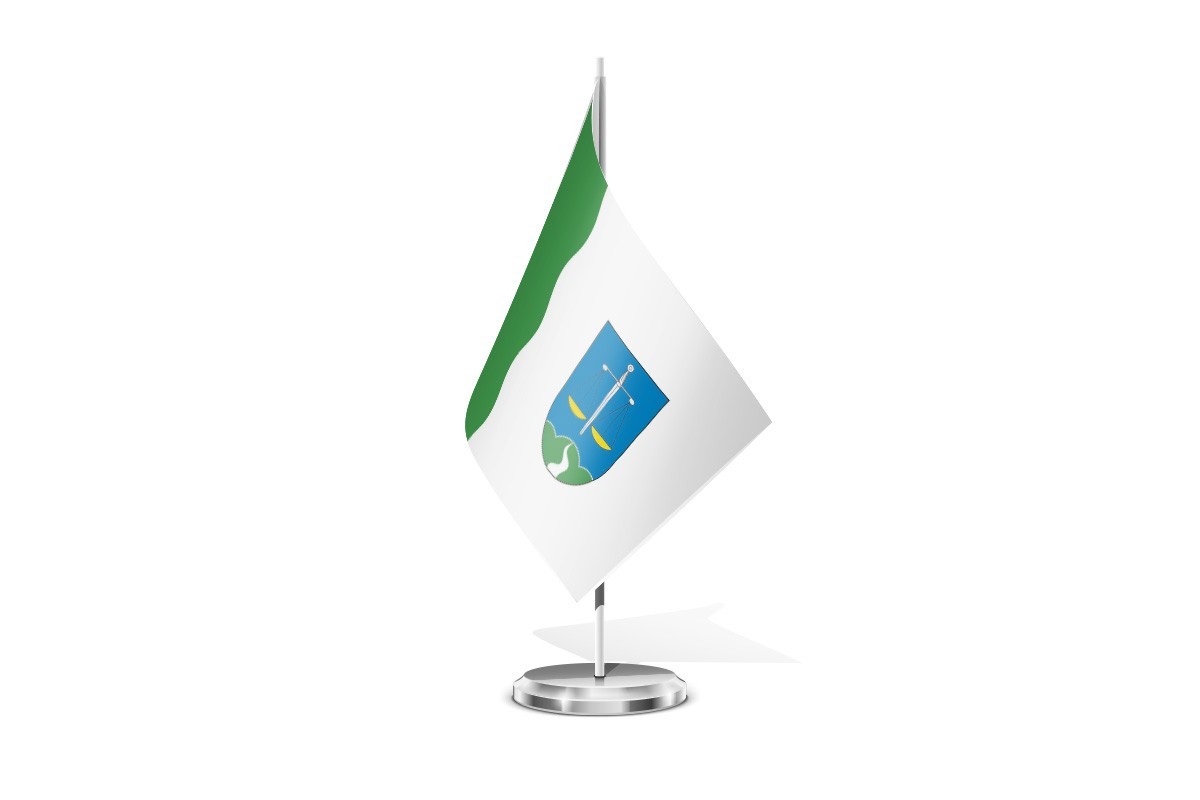 Bandera de mesa de Mendata