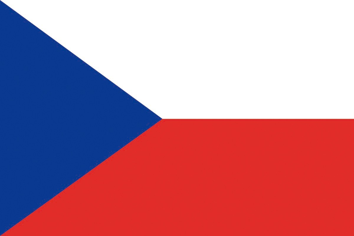 Bandera de Republica Checa de alta calidad para exterior