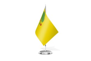 Bandera de mesa de Montederramo 123