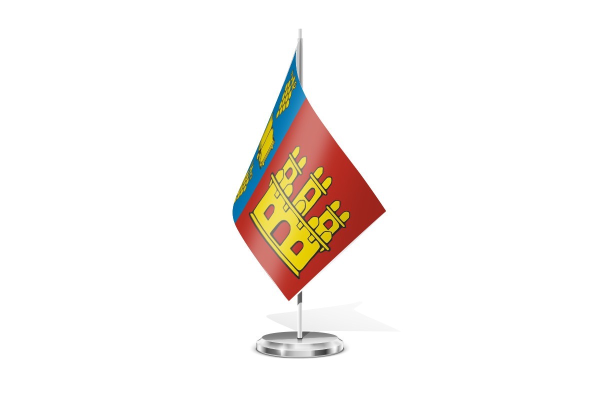 Bandera de mesa de Monterrei