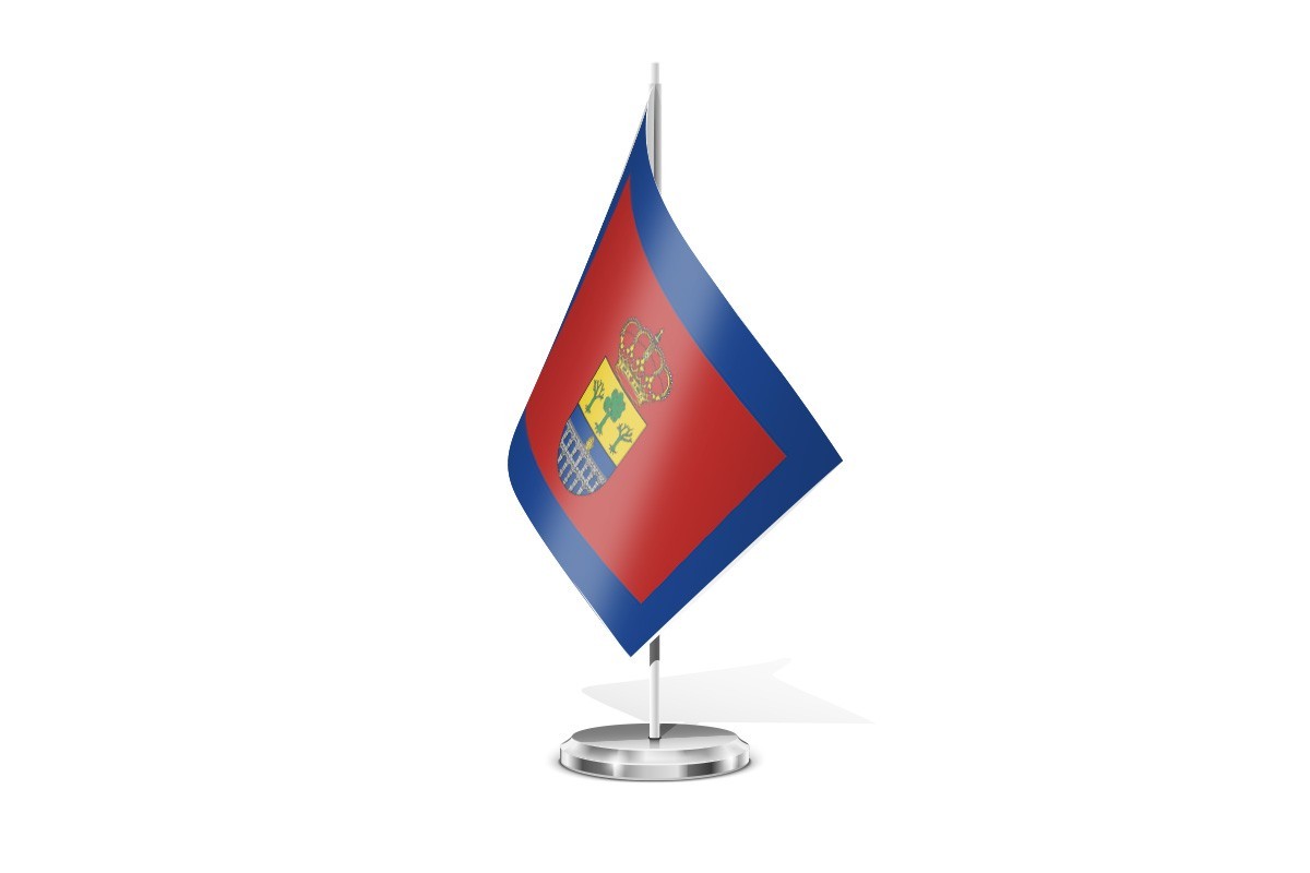 Bandera de mesa de Moraleja de Enmedio