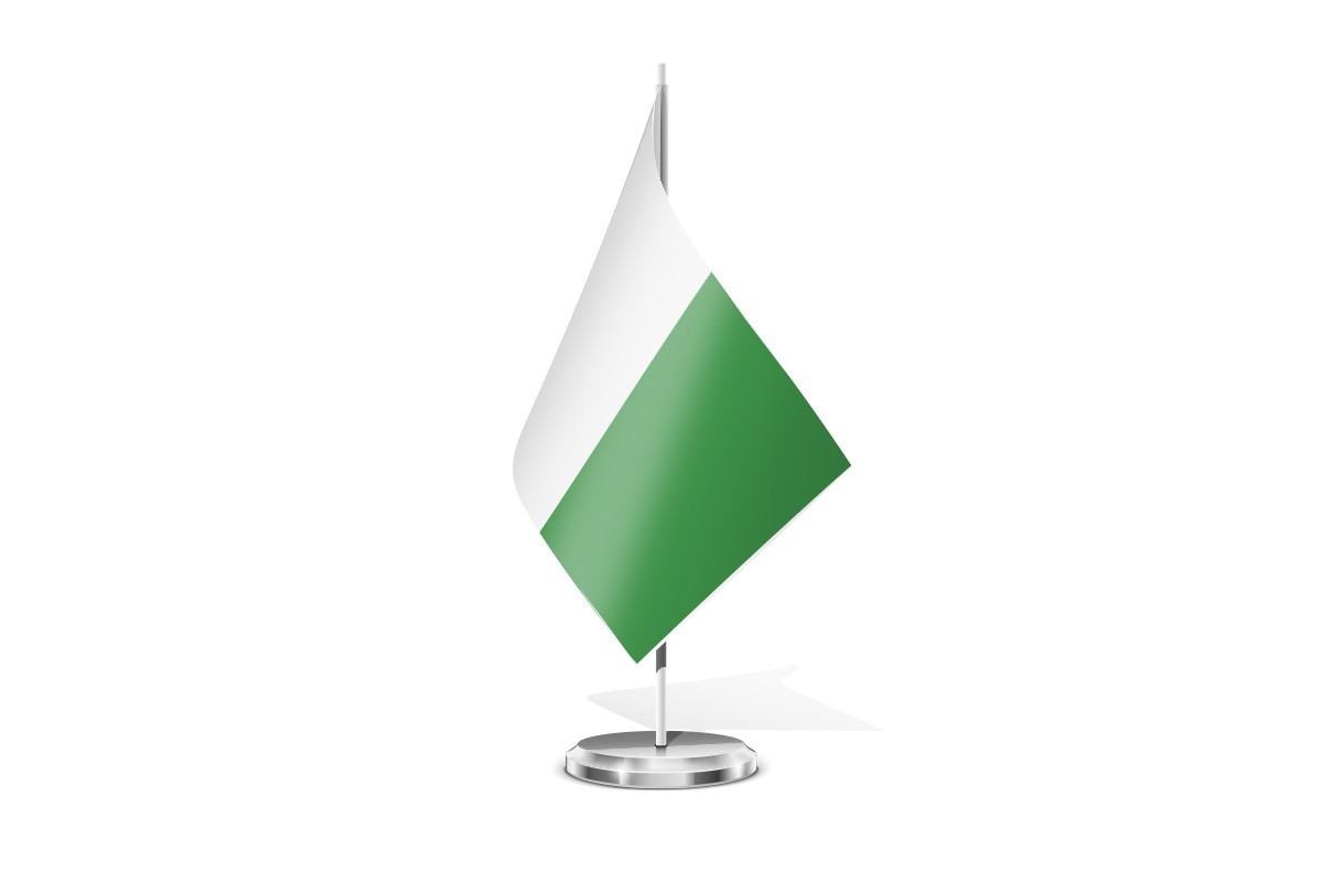 Bandera de mesa de Morga
