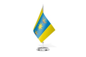 Bandera de mesa de Mugardos Bandera de mesa de Mugardos