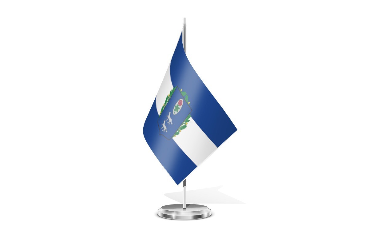 Bandera de mesa de Muskiz
