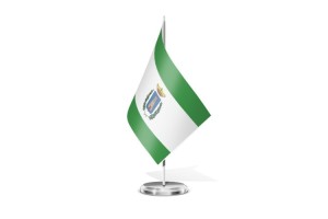 Bandera de mesa de Navacerrada 123