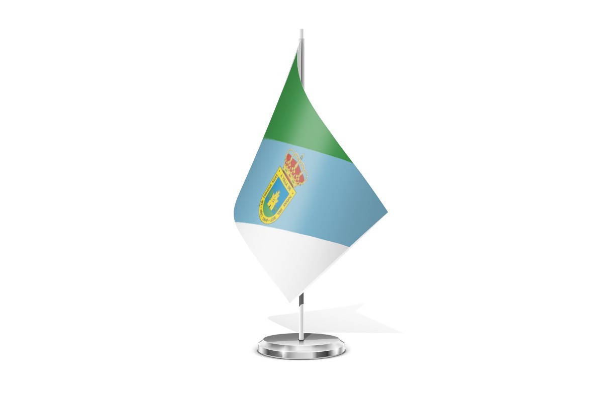 Bandera de mesa de Navas del Rey