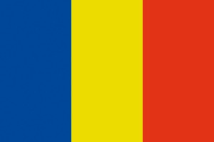 Bandera de Rumania de alta calidad para exterior 123