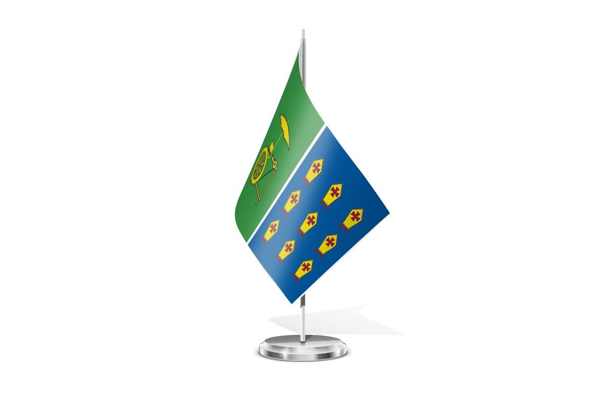 Bandera de mesa de Nogueira de Ramuín