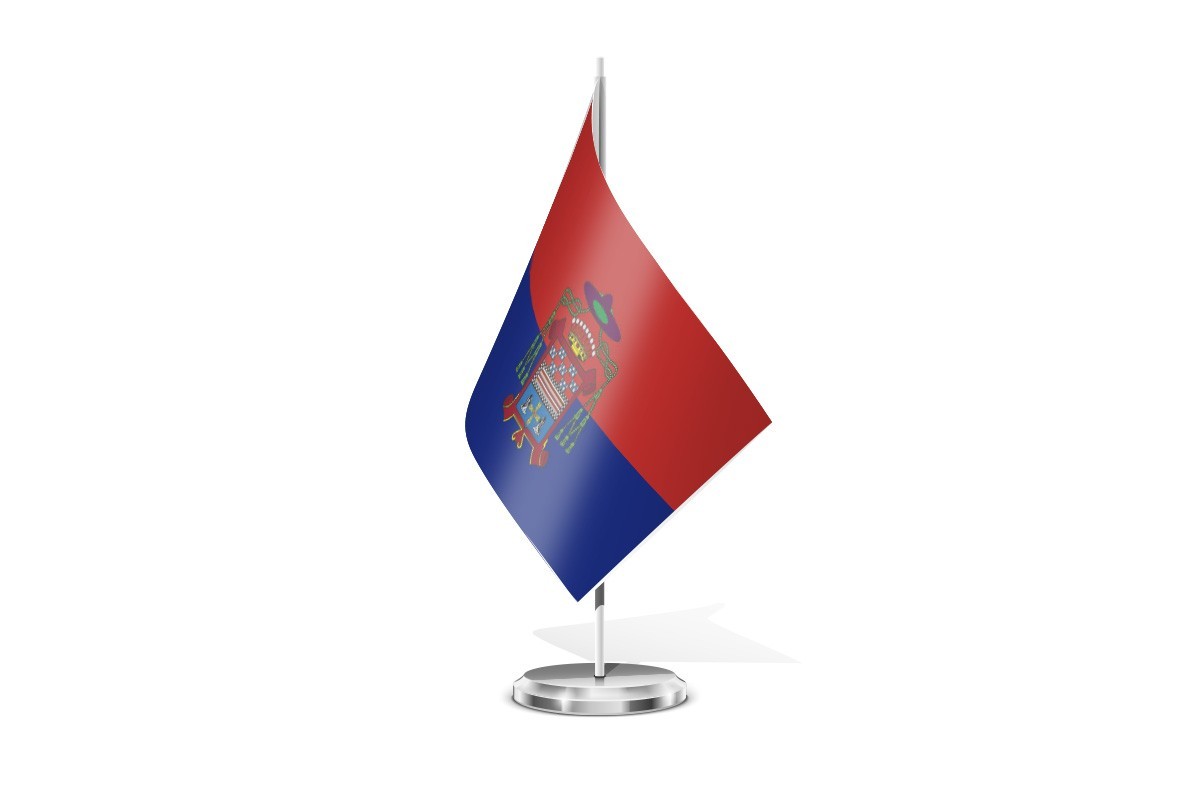Bandera de mesa de Noreña