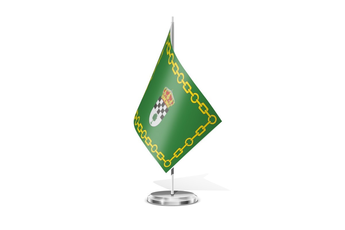 Bandera de mesa de Nuevo Baztán