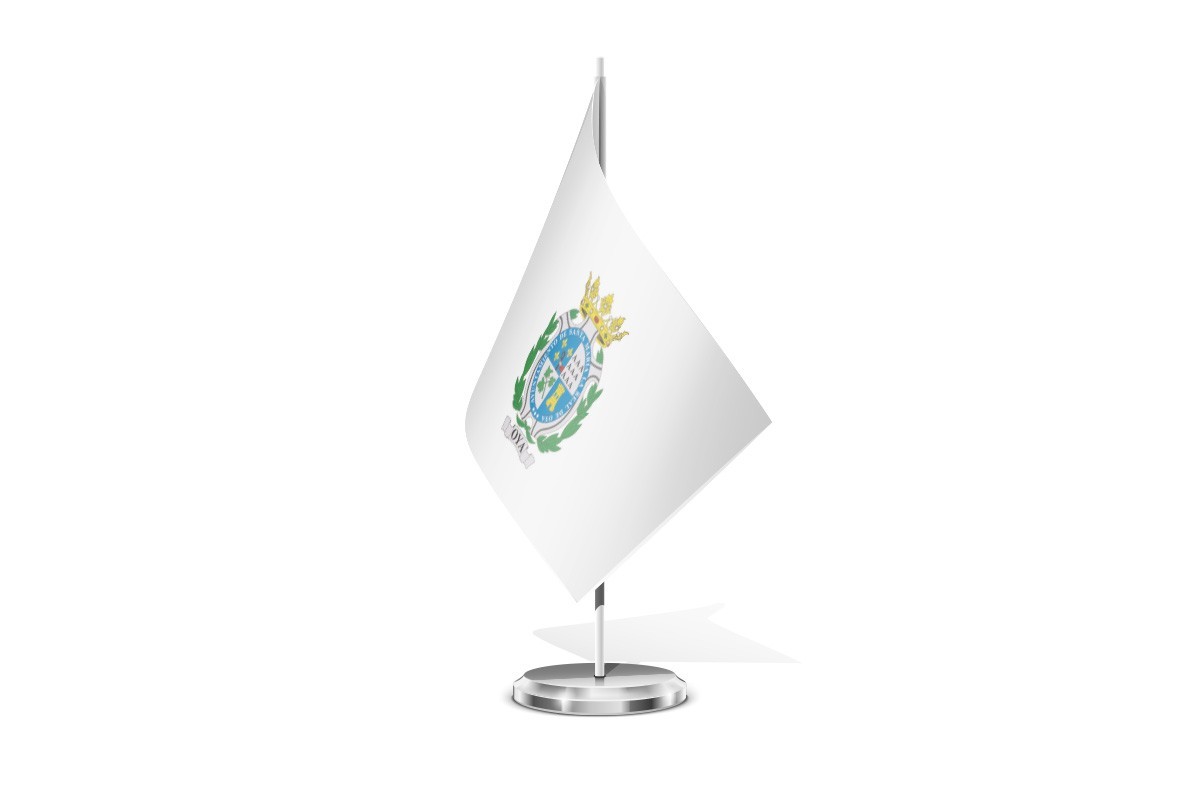 Bandera de mesa de Oia