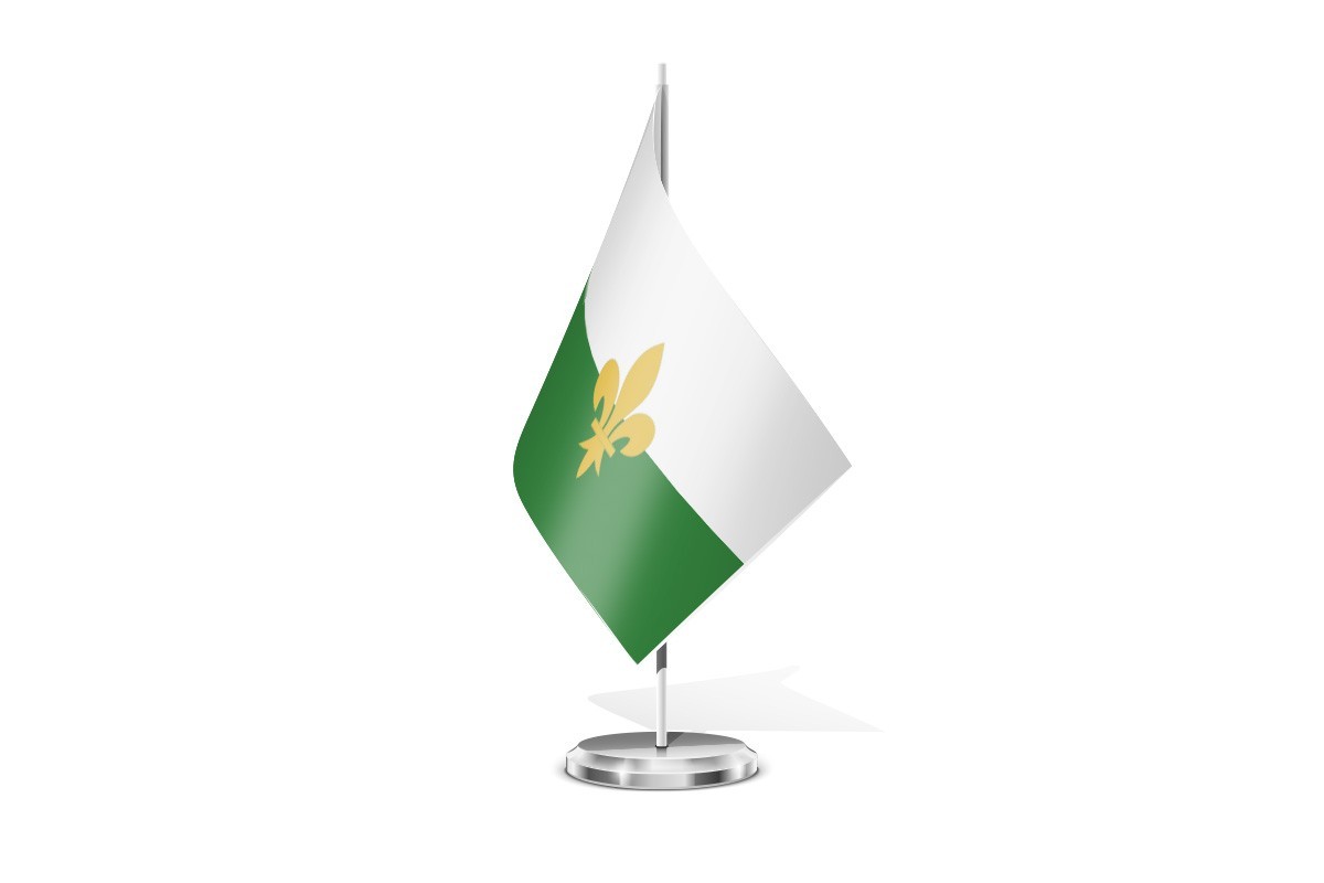 Bandera de mesa de Olmeda de las Fuentes