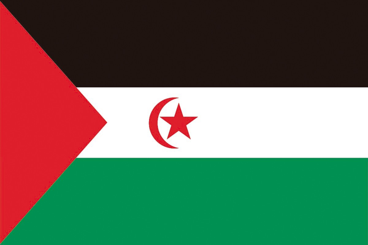Bandera de Sahara Occidental de alta calidad para exterior Bandera de Sahara Occidental de alta calidad para exterior