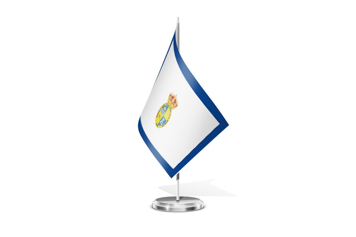 Bandera de mesa de Orio