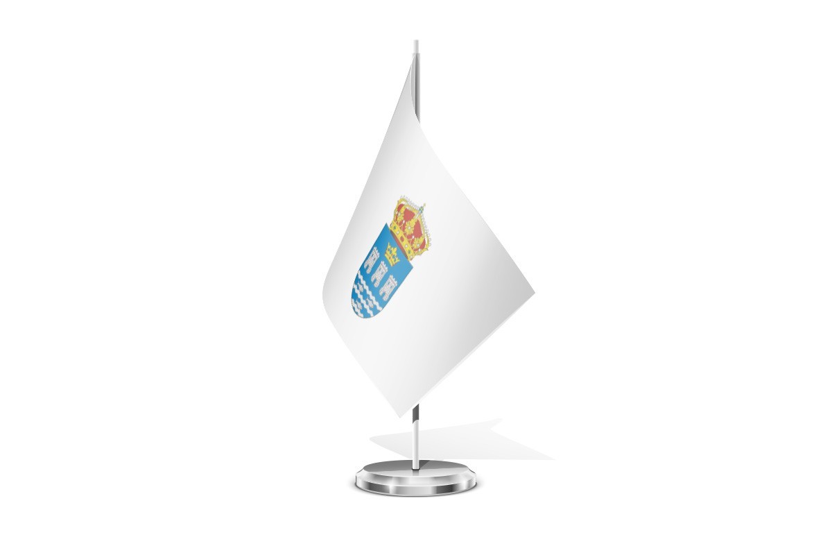 Bandera de mesa de Outeiro de Rei